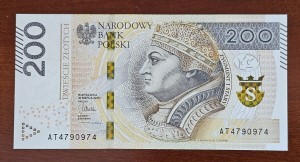 200 zł  2015 r SUPER RADAR AT4790974 St. 1 / UNC /