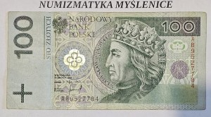 100 zł 1994 r Seria AB 9527784 /Druk Londyn /
