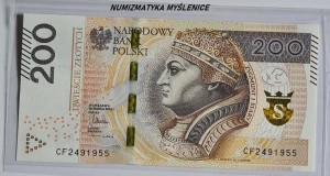 URODZINY ? 24 9 1955  BANKNOT 200 ZŁ /Oryginał -Super prezent !/   (1)