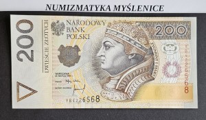 200 ZŁ YB 4226568 - 1994 r RZADKA SERIA ZASTĘPCZA  /UNC-/ 