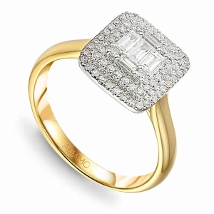 Pierścionek z diamentem R59279 YW