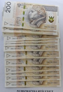 URODZINY ? DB 22 6 1969  BANKNOT 200 ZŁ Oryginał -/ Super prezent /        