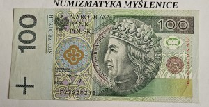  100 zł 1994 r Seria EY 7220218 /ST 2-/3+ /