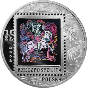 10 zł  450 lat Poczty Polskiej